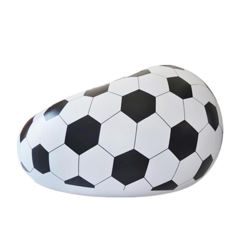 Newest Sofa Football Design PVC Giant Inflatable Soccer Ball Shape Sofa