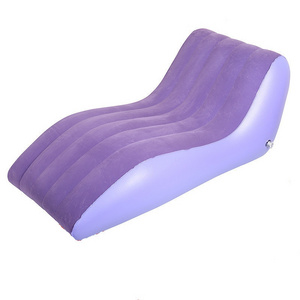 inflatable air lounger s shape sofa