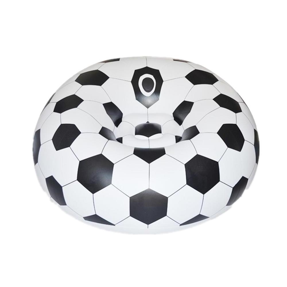 Newest Sofa Football Design PVC Giant Inflatable Soccer Ball Shape Sofa