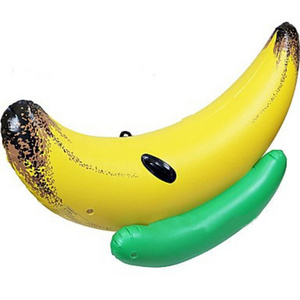 Plastic PVC Air Bed Inflatable Banana Boat Float