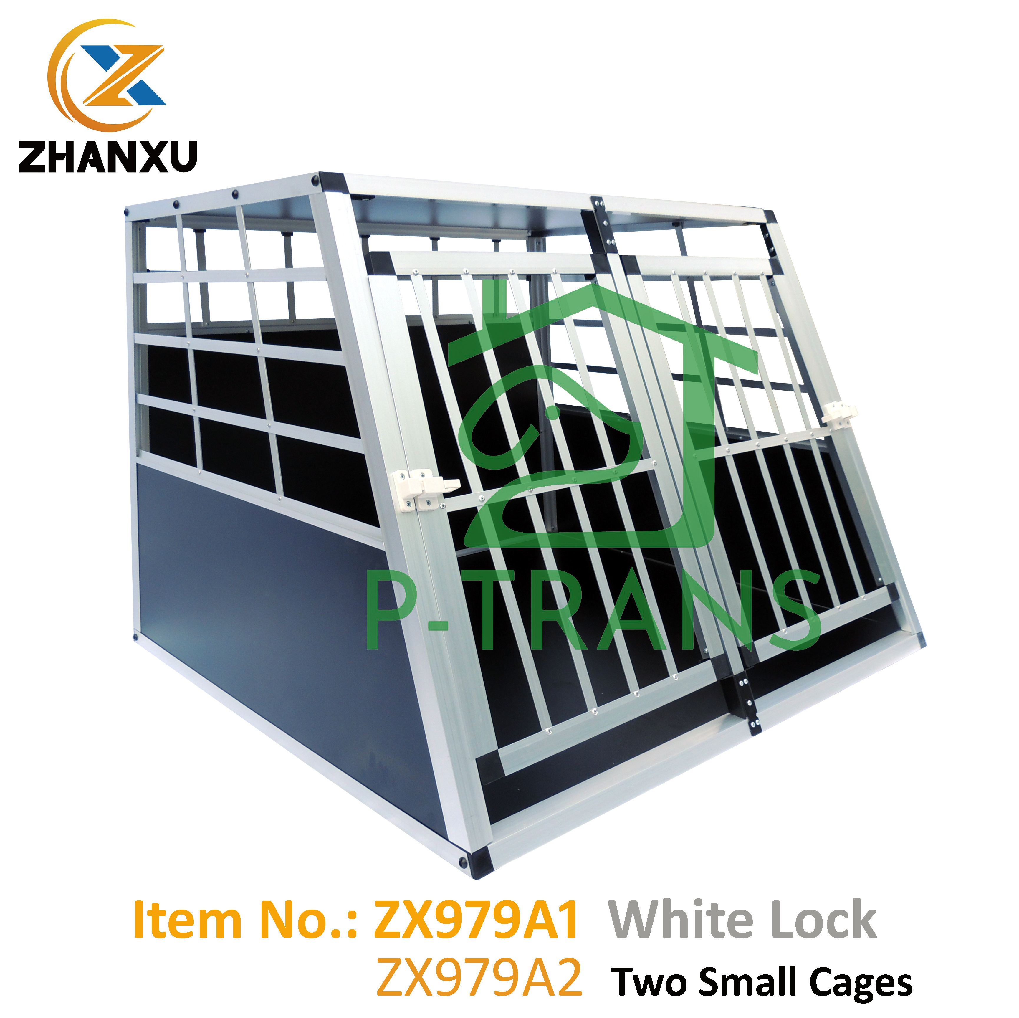 Dog Transport Box Car Travel Cage ZX979A1