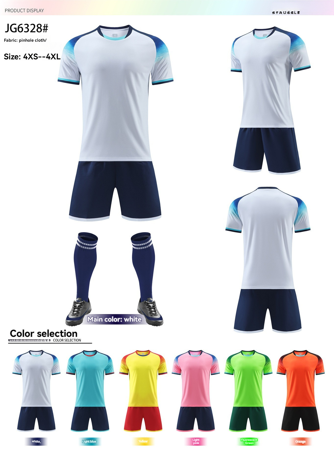 Soccer Jersey 2024 Soccer Kit Set Uniforms With Socks Green White Soccer Wear Custom