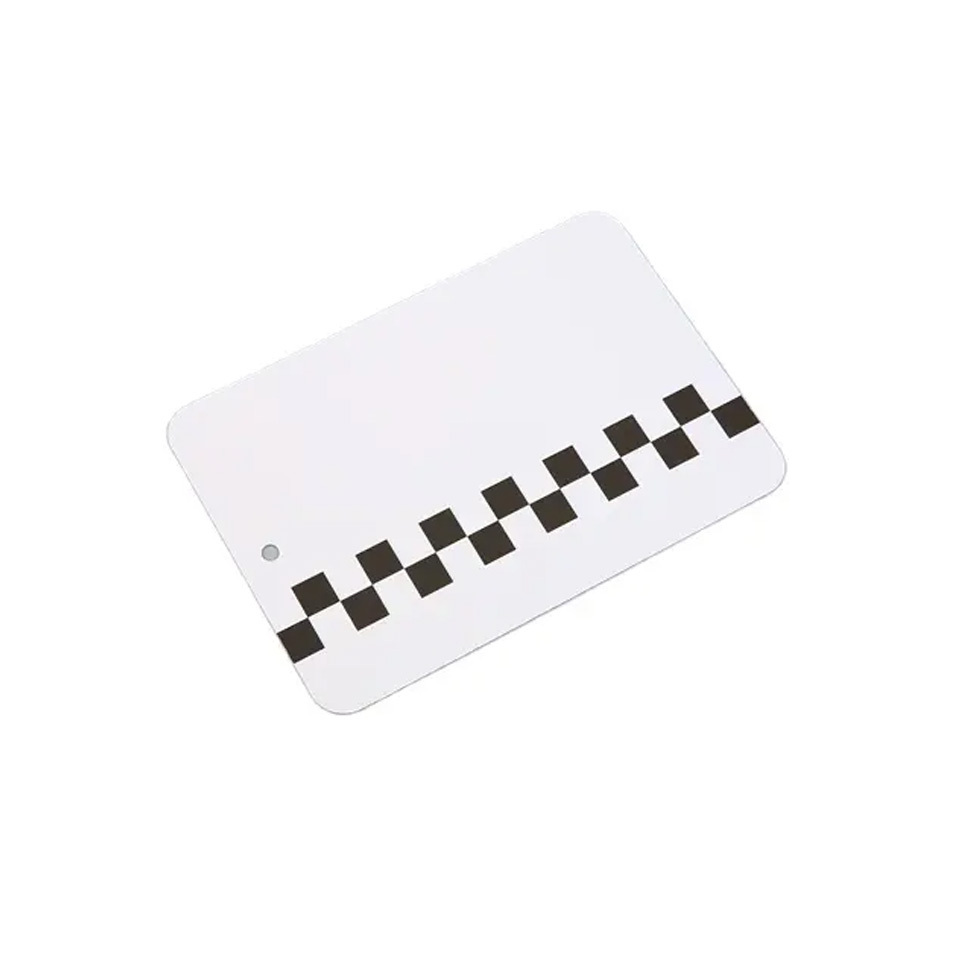 Metal Automotive Refinishing Color Matching Card Colour Checkered Metal Standard Sprayout Cards