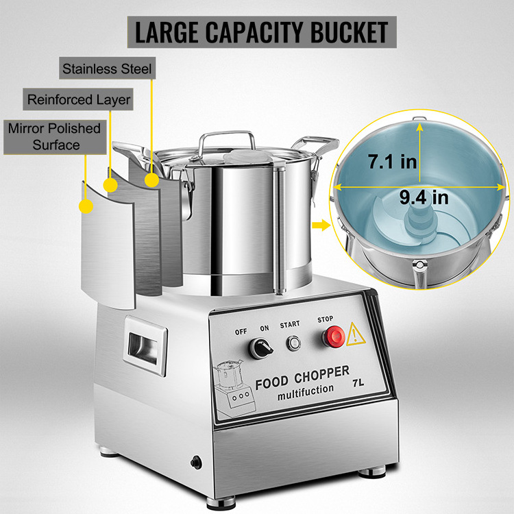 High Quality Stainless Steel Food Processor Onion Meat Slicer Grinder Cutter Commercial Electric Vegetable Chopper