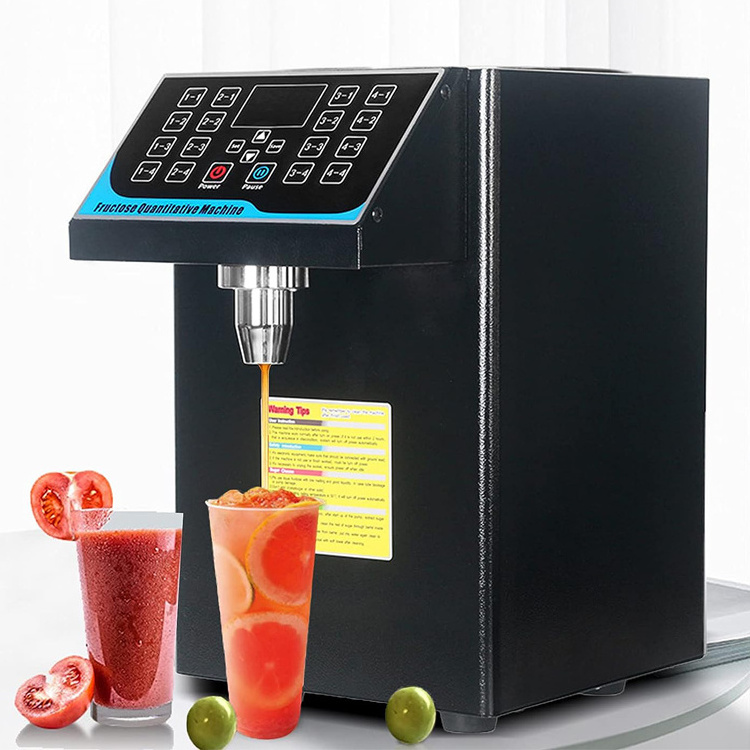 Factory price commercial 350W 7L sugar automatic bubble tea shop Quantitative syrup fructose dispenser machine