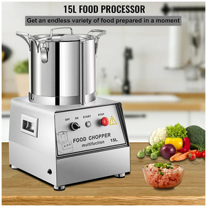 Kitchen Stainless Steel Vegetable Meat Chopper Grinder Cutter Blender Machine Electric Commercial Food Processor