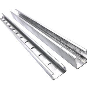 Factory supply hot dip galvanized strut slotted C channel steel Unistrut Channel