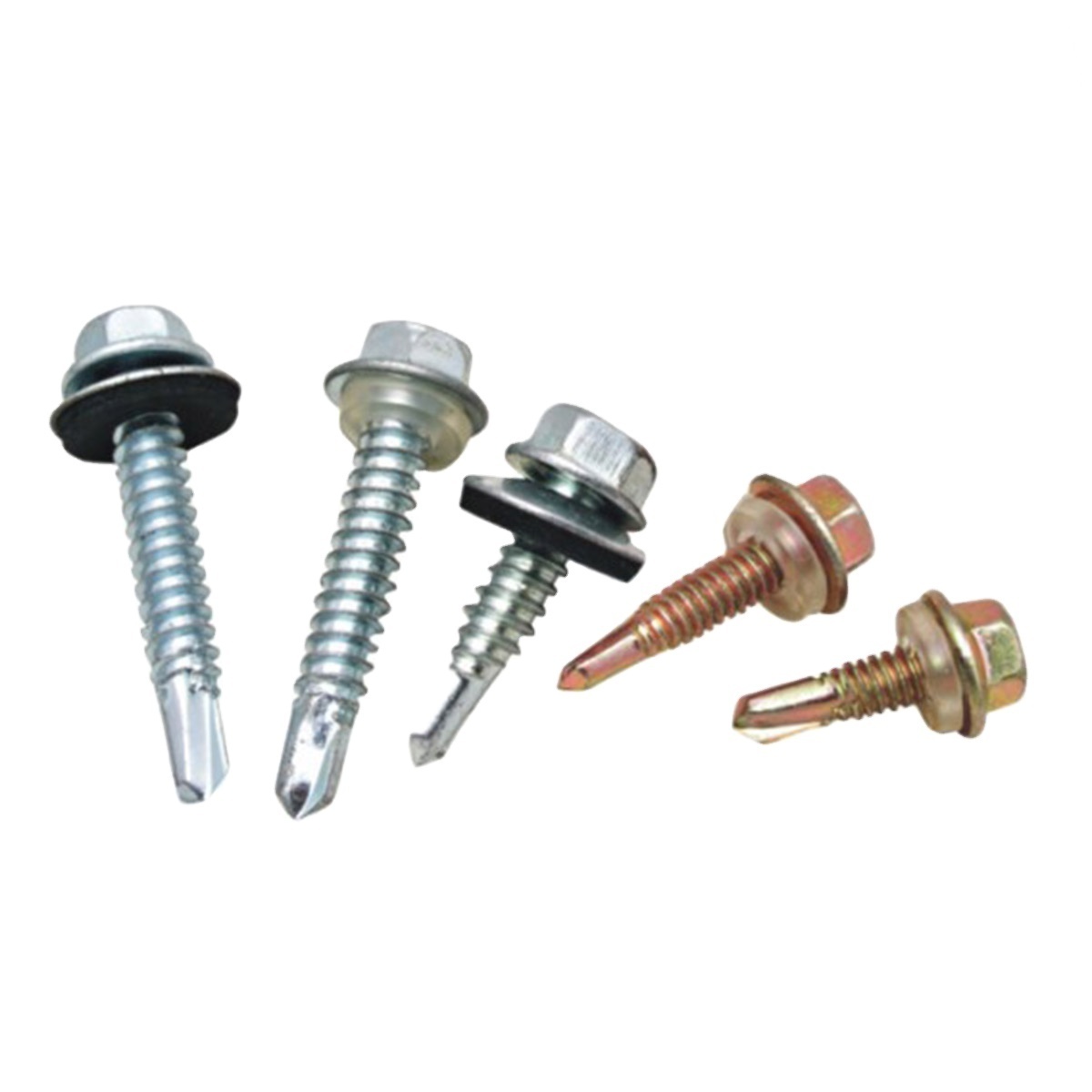 Factory Sale Self Drilling Screws Roofing Screws Hex Carbon Steel/Stainless Steel Hex Head Tek Screw