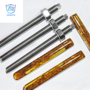 High strength chemical expansion anchor M12 M14 M16 M20 M22 M24 chemical anchor bolt din 529  concrete anchor bolts drop in