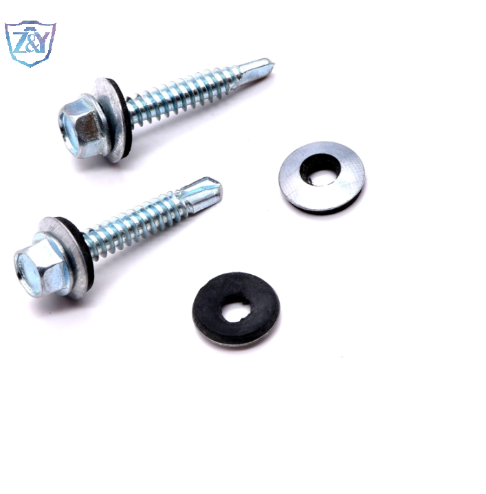 Factory Sale Self Drilling Screws Roofing Screws Hex Carbon Steel/Stainless Steel Hex Head Tek Screw