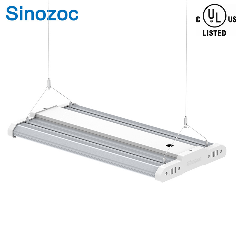 Sinozoc professional linear highbay 50w 100w 150w 200w led linear high bay light 130lm/w~180lm/w for warehouse and industrial