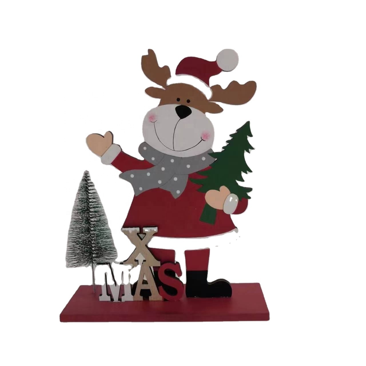 Luxury Christmas decorations can be customized Christmas snowman Santa Claus deer printed interior personalized design