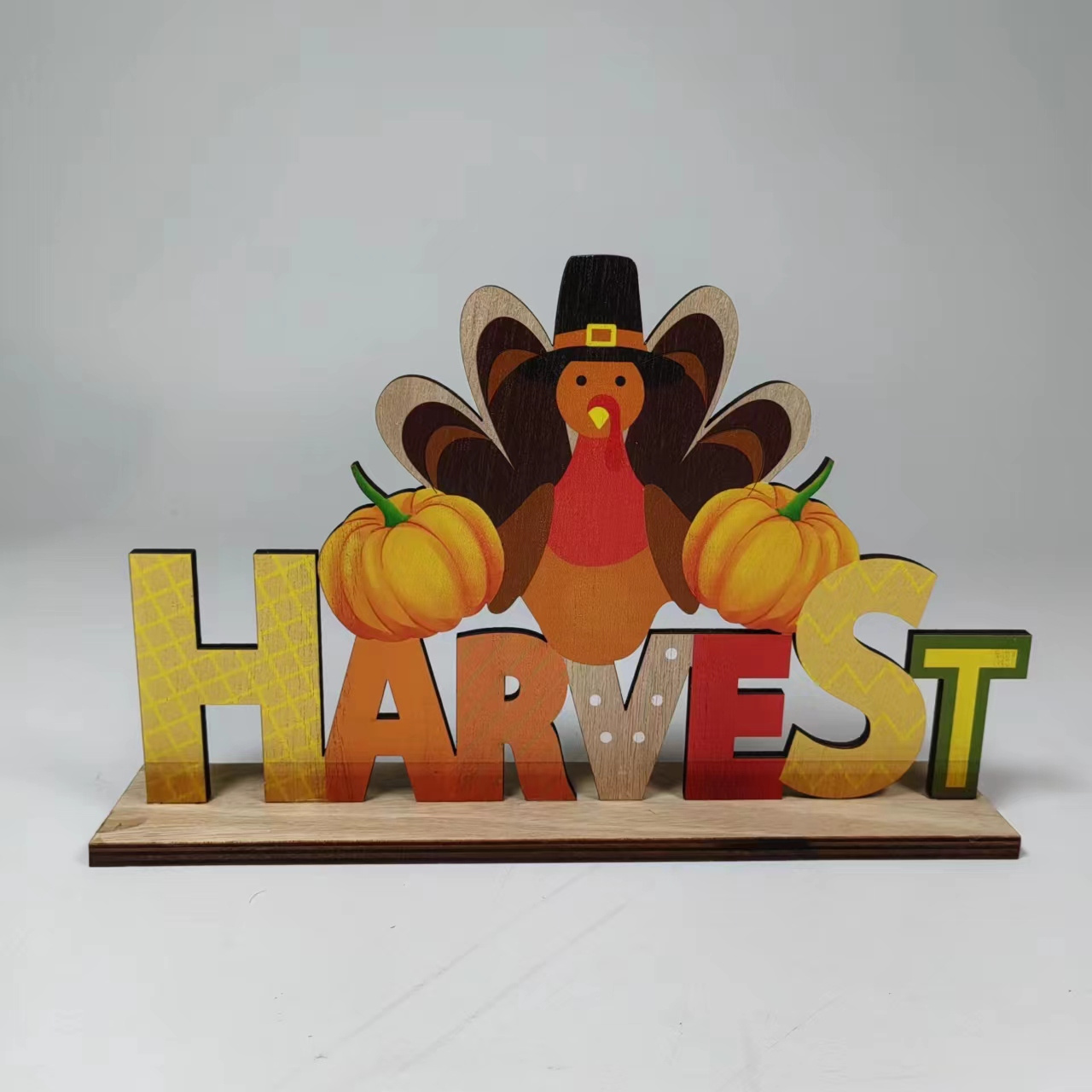 China Wholesale Autumn and Harvest Festival Ornaments Customizable Size Turkey Pumpkin Home Decor for Fall Thanksgiving Day