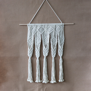 Handmade Macrame Plant Hangers with Hooks  Handmade Cotton Rope Hanging Planters