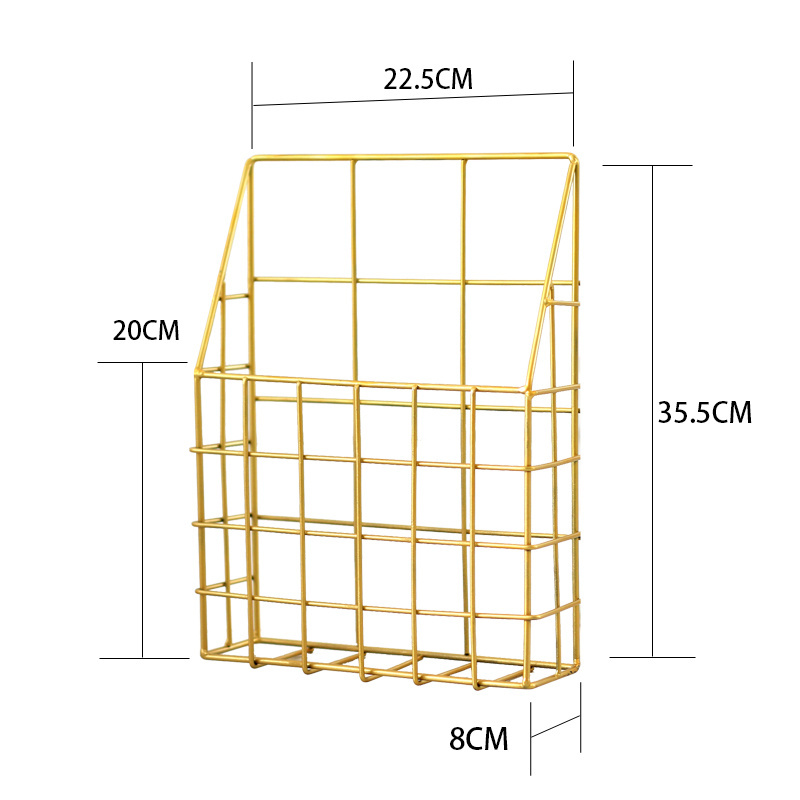 Wholesale Classic black iron wire storage racks