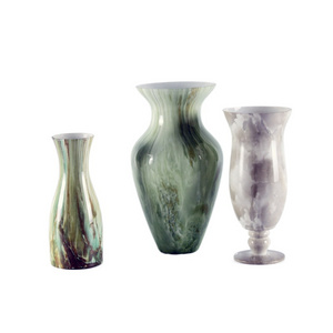 2021 New Marble Style Ceramic Porcelain Flower Vases For Home Decor