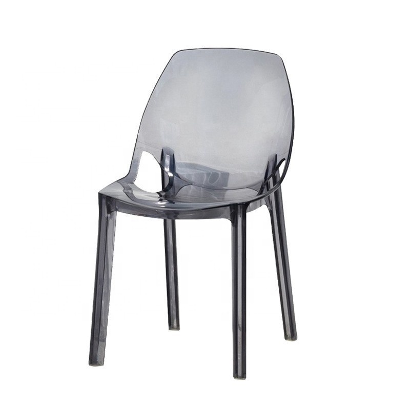 Modern Luxury style 4 legs chair wholesale folding clear acrylic wedding dining arm chair