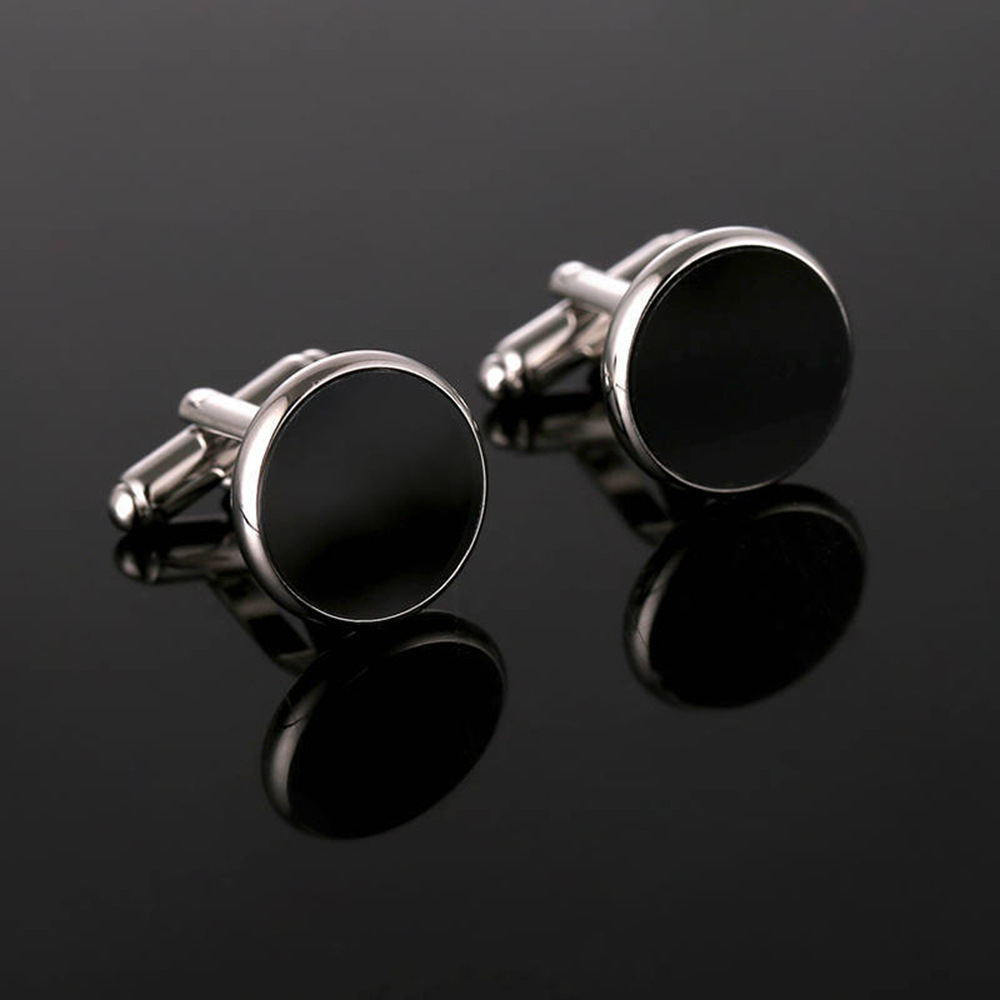 Favourite Gray Color Silicone Jewelry Main Material Endless Insert Inlay Technology Cuff Links & Tie Clips