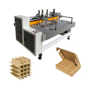 cardboard carton making machine corrugated paper box automatic partition slotter machinery for sale