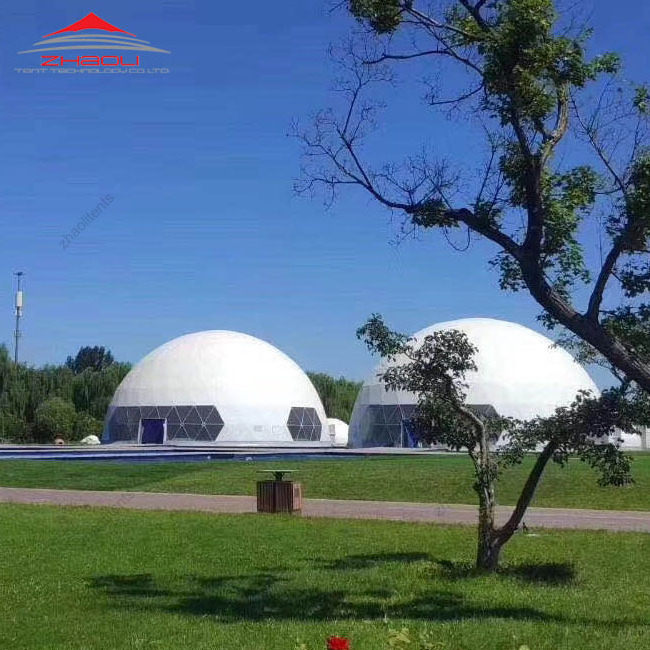 new geodesic 15m dome tent, half sphere tent, geodesic arch tent for sale