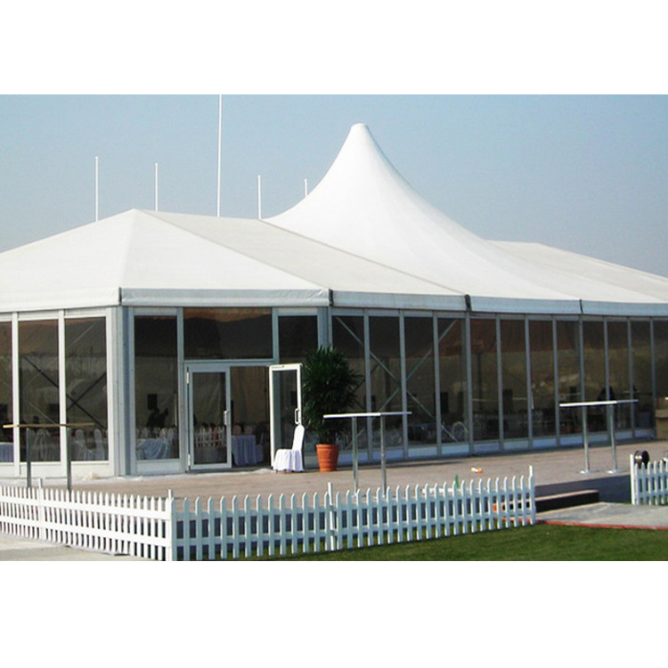 Luxury high quality high pagoda marquee wedding tent for 200 people for sale