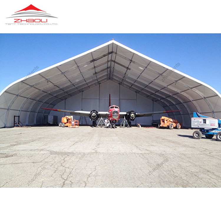 guangzhou 30m clear span large aluminum marquee warehouse tent for outdoor exhibition event aircraft hangar carpa