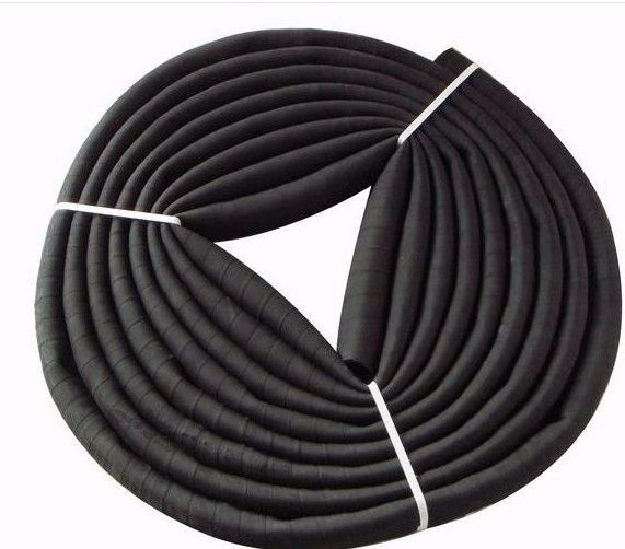 Black cloth rubber hose 3 4 5 6 inch mud pipe rubber hose High pressure hose for pile driver water delivery pipe