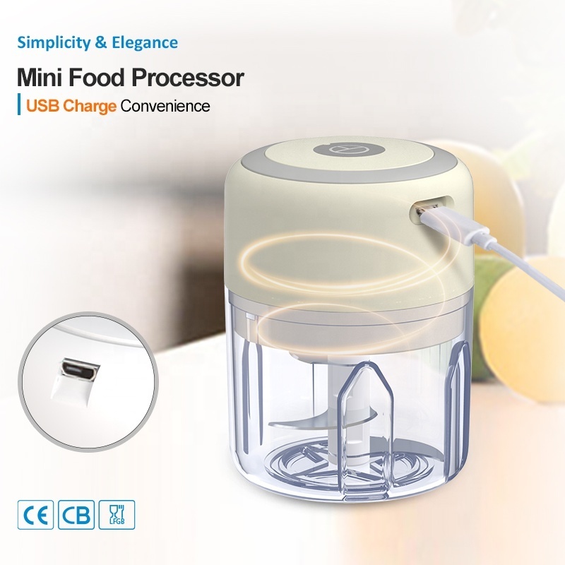 Multifunctional Electric Food Chopper Garlic Onion Nut Grinder Meat Grinder Kitchen Accessories Manual Fruit and Vegetable Chopp