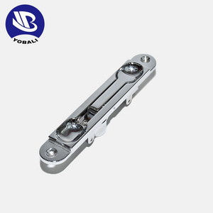 Stainless Steel Door Latch Sliding Lock Barrel Bolt Latch L Type Lever Action Flush Slide Lock Bolt