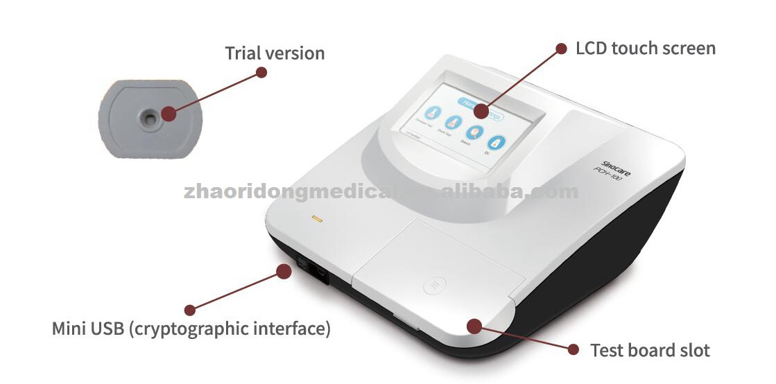 Sinocare PCH-100 Portable Glycated Hemoglobin Meter/Portable Hemoglobin Analyzer/HbA1c Analyzer