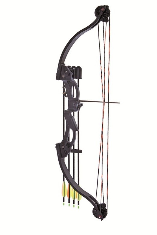 Youth archery compound bow and arrow for shooting