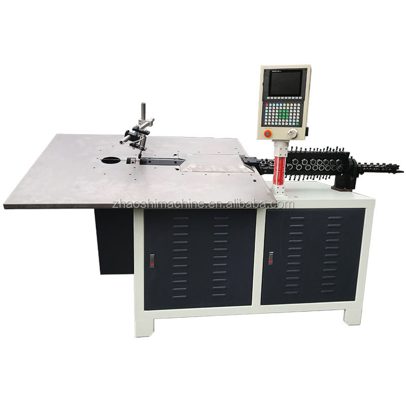 foshan 2-6mm multi function CNC automatic stainless steel iron wire shaping 2d bender 2D wire bending machine