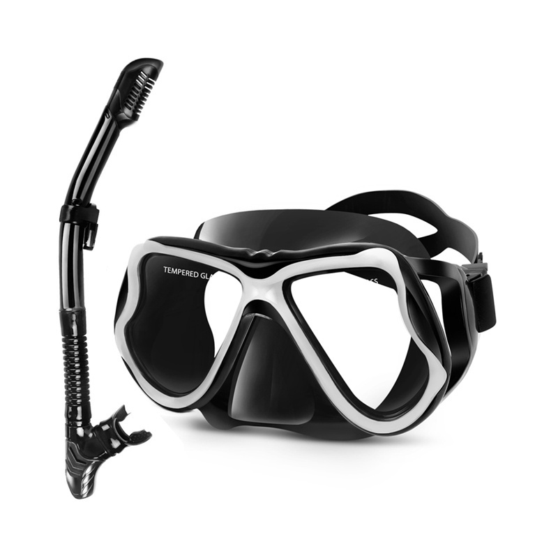 New Design Custom Anti-fog Anti-leak Big Lens Freediving Equipment Wide Vision Silicone Scuba Swimming Snorkeling Diving Mask