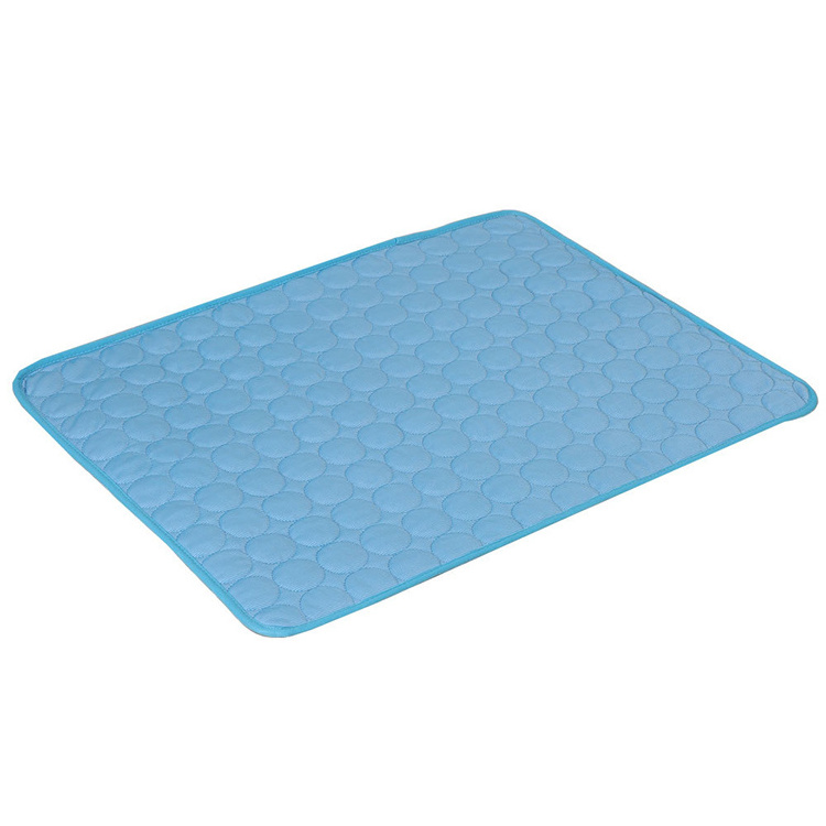 Washable Summer Pet Cooling Blanket for Outdoor Pet Car Seats Ice Silk Dog Self Cooling Mat Beds