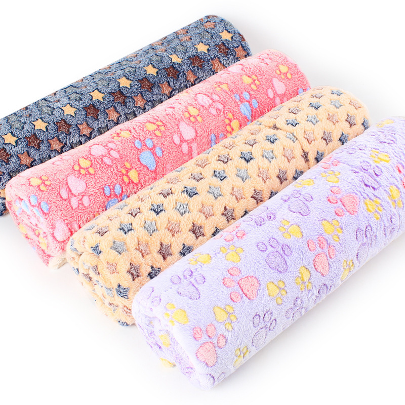 New Arrival Pet Mat Pad Sleeping Bed Dog  Flannel Blanket Bed  With 3D Printing Multi Colors Sizes