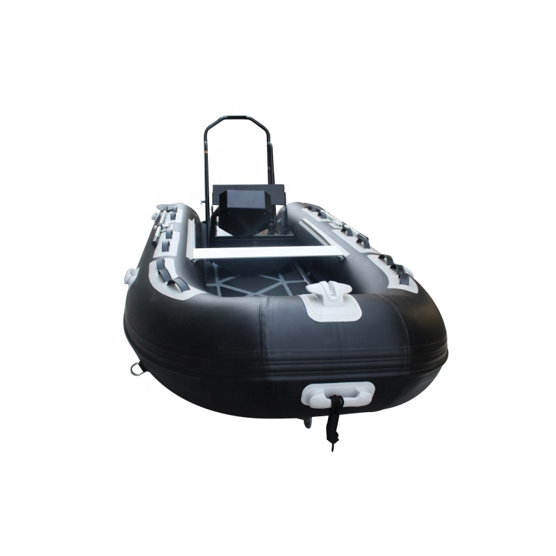 ZY Ce Rhib High Speed Folding Rib 360 390 Deep-v Aluminum Rigid Hull Inflatable Fishing Rowing Rib Boat For Sale