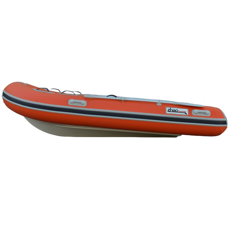 Zhaomarine Custom Inflatable RIB Fiber glass hull fishing boat 3.3m  PVC 0.9mm