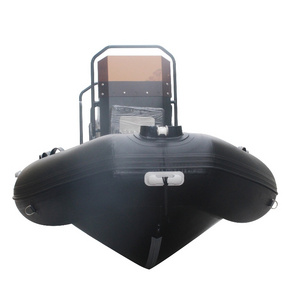 Black  aluminum rib Boat rib 500 lightweight fishing boat for sale inflatable boat luxury PVC/Orca Hypalon High Speed