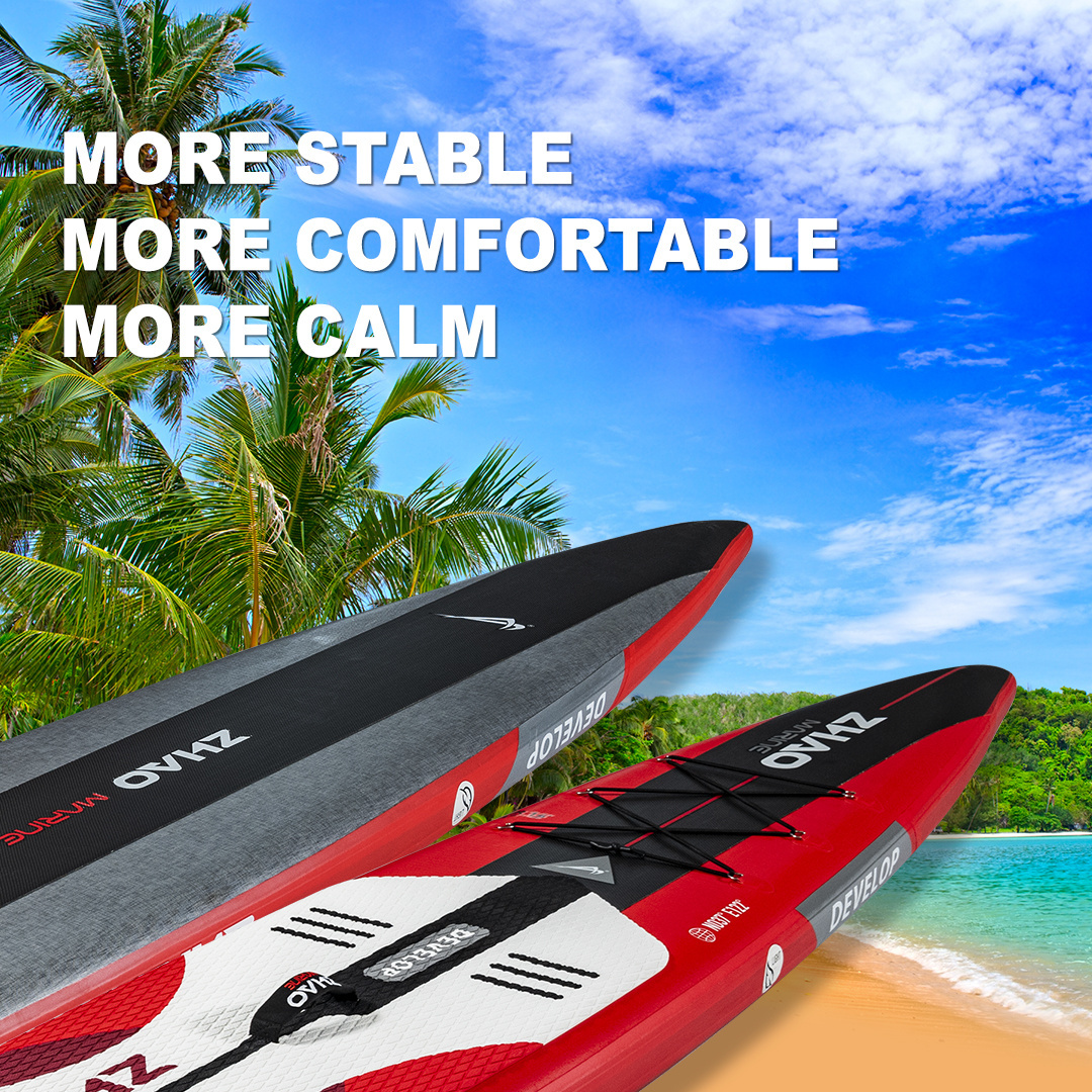 High quality portable skimboard custom surfing stand up race sup inflatable sup paddle board