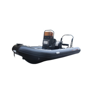 Boat fishing 500 cm hypalon aluminum semi rigid v hull luxury rib boat 5m