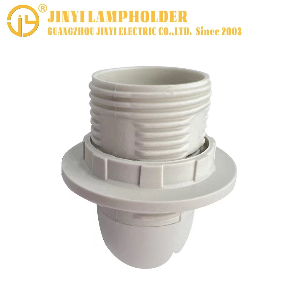 hot sale Lamp accessories for pendant ceiling light bulb holder with ring base socket E26 screw plastic lamp holder