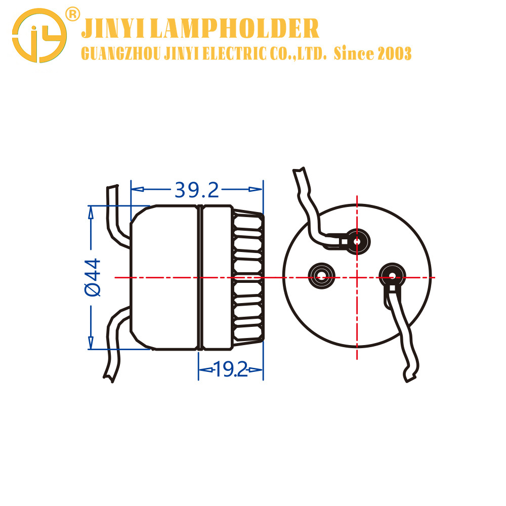 Lighting accessories E26 porcelain bulb holder light 660W 250V rating lamp holders lamp bases night light