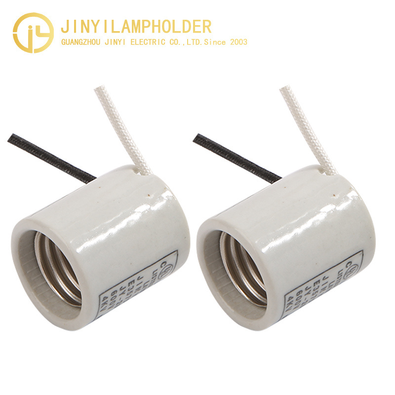 Hot sale Lighting fittings lamp socket 4KV pulse ceramic photo lamp  light part E26 lampholder