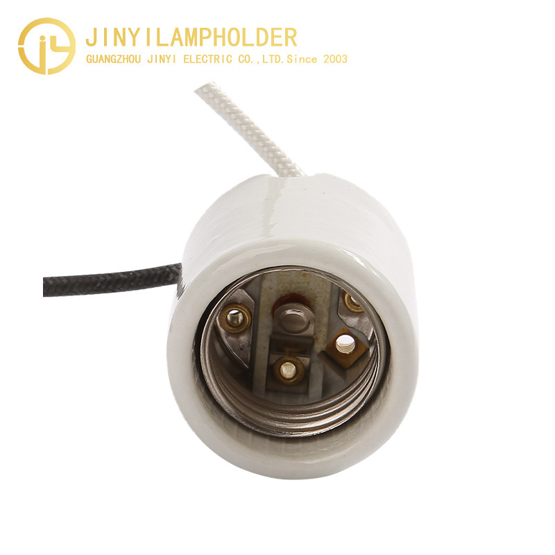 Hot sale Lighting fittings lamp socket 4KV pulse ceramic photo lamp  light part E26 lampholder