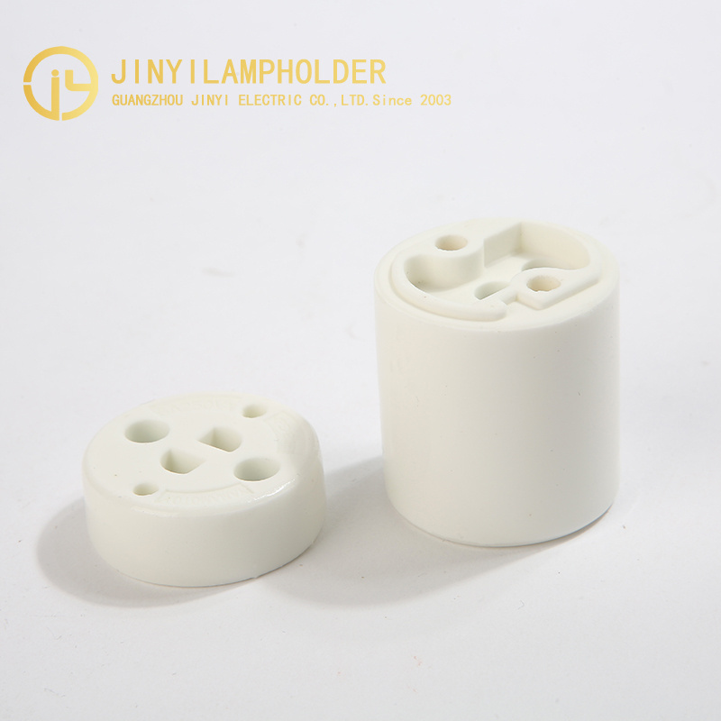 Brass light parts Certification lamp bases high quality ceramic e26 lamp socket track light housing