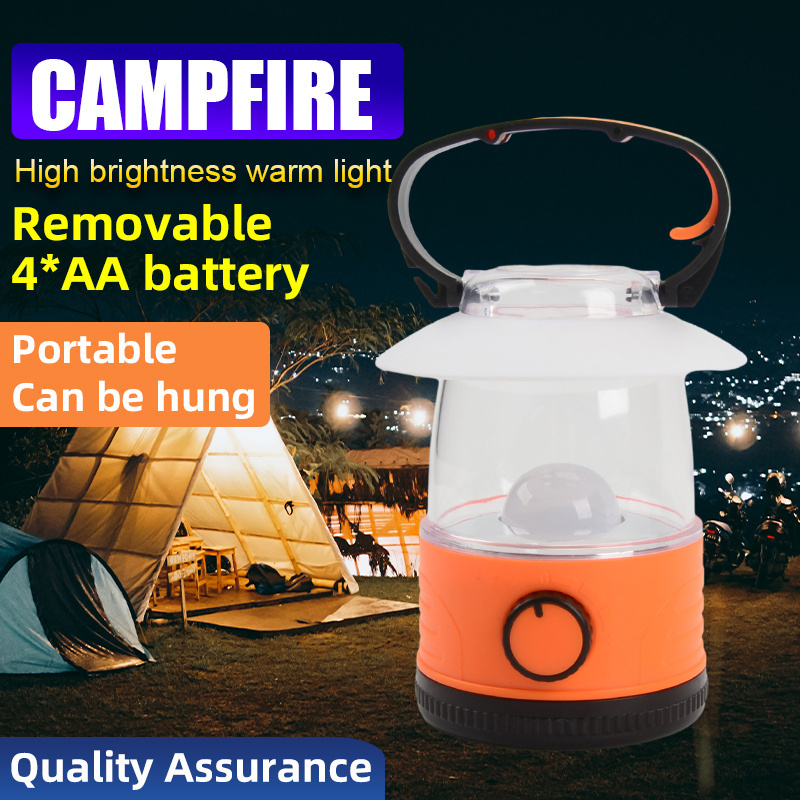 Dry Battery Powered Waterproof Outdoor Emergency Light Led Camping Lantern With AA Battery  Camping Light  Tent Lamp portable