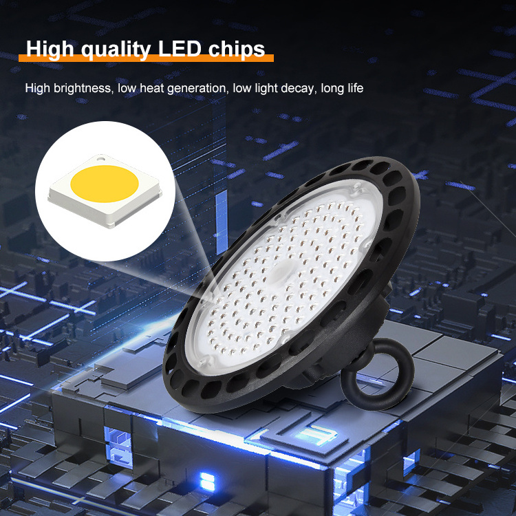 High Quality Cold Storage Room Warehouse Industrial Motion Sensor Waterproof Ip66 200w Ufo Led High Bay Light