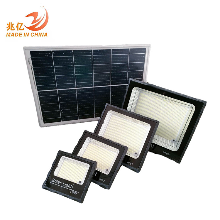 Shenzhen Cheap Waterproof IP65 Outdoor Plastic 60w 80w 100w 200w 300w Solar Powered Led Flood Lights