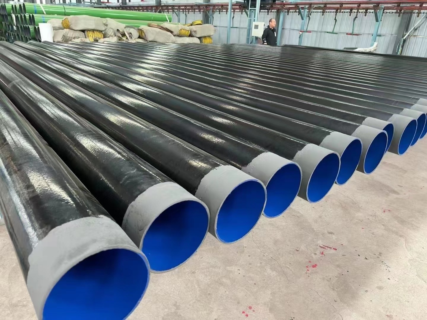 Water pipeline large diameter coated steel pipe Large diameter steel pipe 36 inch drain pipe