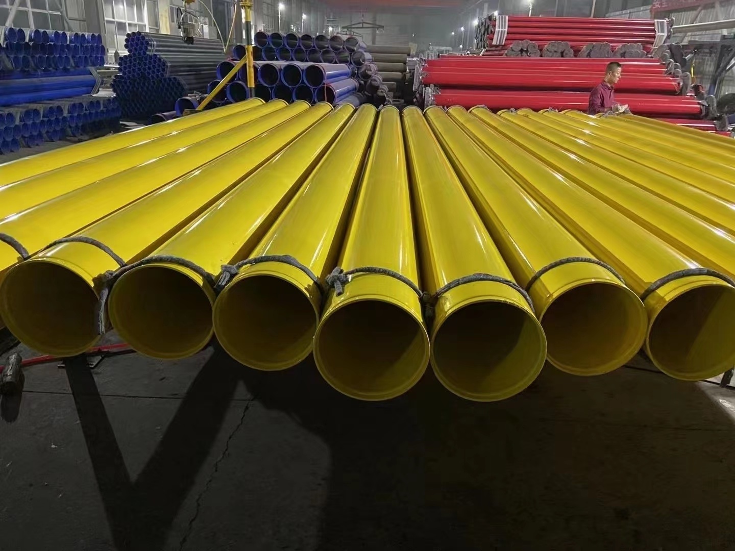 Water pipeline large diameter coated steel pipe Large diameter steel pipe 36 inch drain pipe